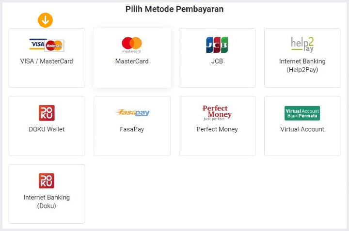 Cara Deposit Binomo dengan Visa Jenius