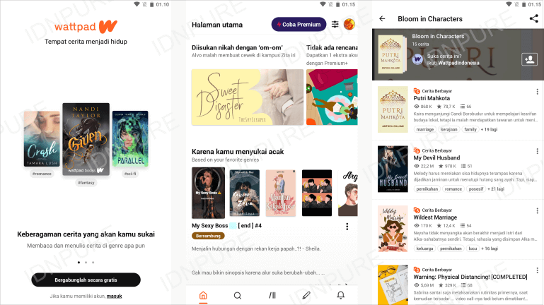 Download Aplikasi Wattpad Versi Lama